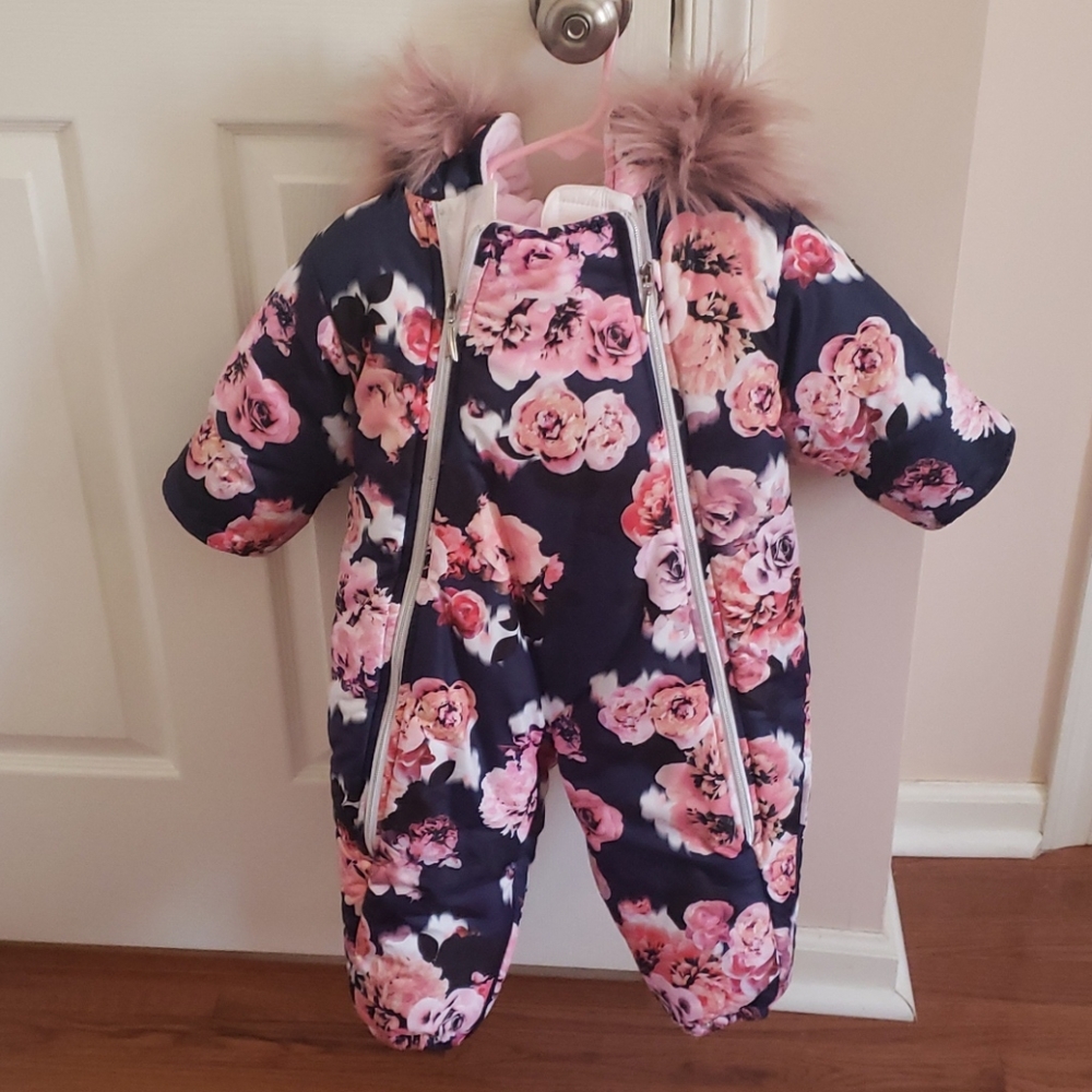 Pilguini Toddler Floral Snowsuit